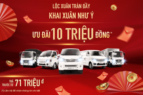 DAEHAN MOTORS ƯU ĐÃI 100% PHÍ TRƯỚC BẠ CHO KHÁCH MUA XE TERACO