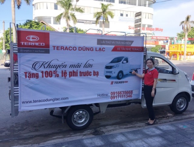 Sự kiện “HÀNH TRÌNH CẢM XÚC ROADSHOW LÁI THỬ VÀ TRẢI NGHIỆM”  tại Đại lý xe tải 3S TERACO Dũng Lạc Nghệ An.