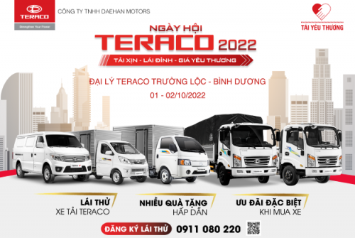 NGÀY HỘI TERACO 2022 SẮP CÓ MẶT TẠI  BÌNH DƯƠNG