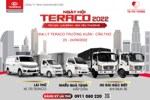 CHÀO ĐÓN “NGÀY HỘI TERACO 2022” SẮP DIỄN RA TẠI  CẦN THƠ